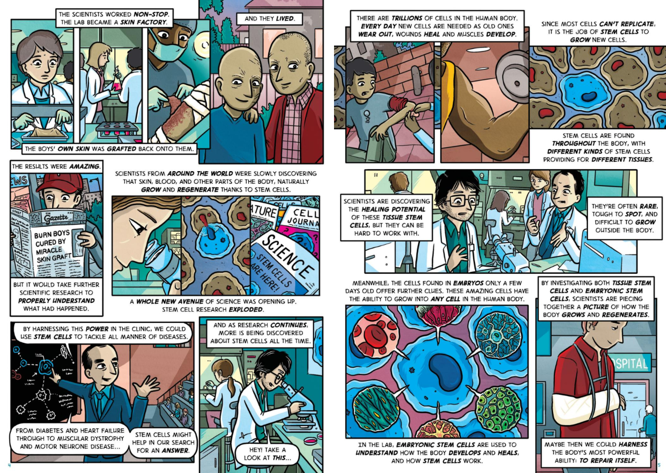 Hope Beyond Hype comic book page