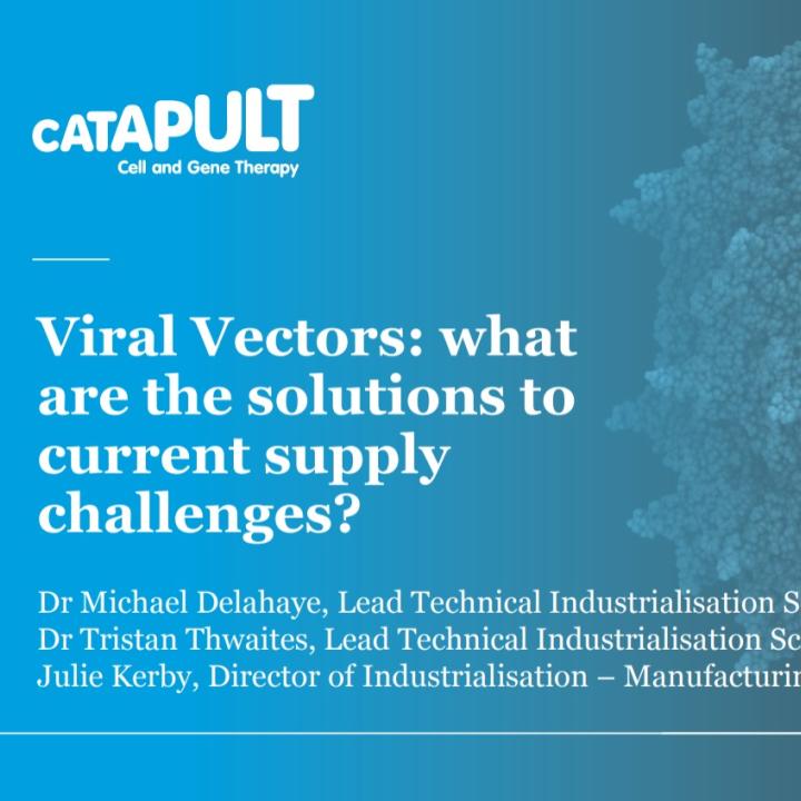 CGT Catapult Viral Vectors Supply Challenge