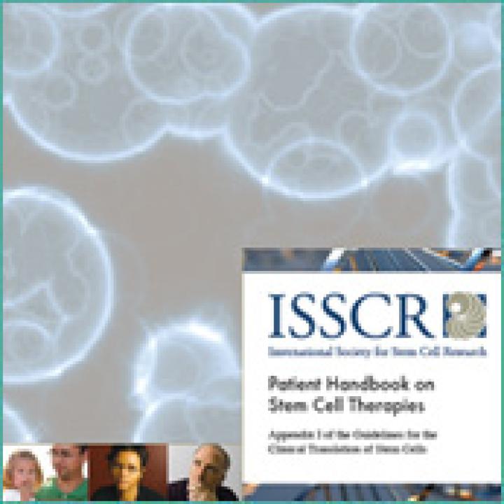 International Society for Stem Cell Research patient handbook cover