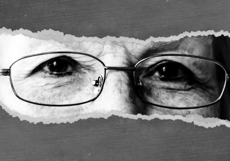 Eyes wearing glasses 